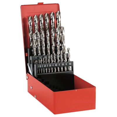 25PCS HSS Twist Drill Bit Set 1-13mm cho khoan kim loại