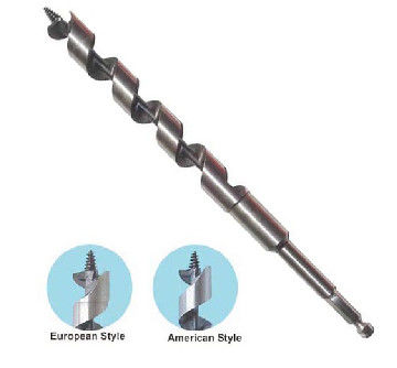 SDS Plus Wood Auger Bit Thép carbon cao kết thúc sáng