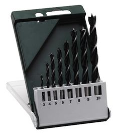 8pc thép carbon cao Brad Point gỗ khoan Bits Set 3-10mm Hex Shank