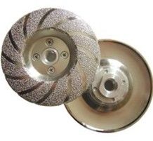 Đĩa mài kim cương 4-5 inch, hàn chân không, ren M14/16