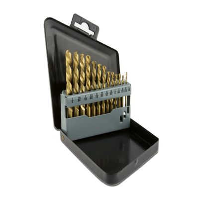 Bộ mũi khoan HSS tay trái với lớp phủ Titan Nitride