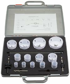 Bộ cưa lỗ Bi-Metal 18 chi tiết với hộp ABS để cắt kim loại
