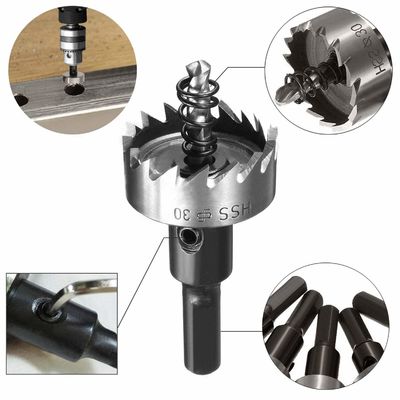 HSS lỗ xem bộ 8pc thép tốc độ cao cho khoan kim loại