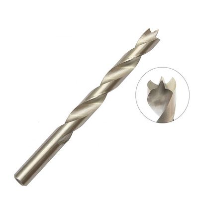 HSS Brad Point Drill Bit DIN338 Hoàn toàn được nghiền hoàn thiện sáng
