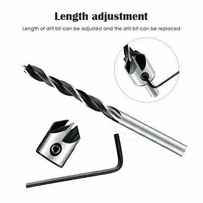 Bộ mũi khoan vát mép HSS Brad Point 5 chiếc DIN/ANSI