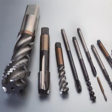 Ti-bọc DIN371 đầu xoắn ốc HSS máy vòi M3-M50