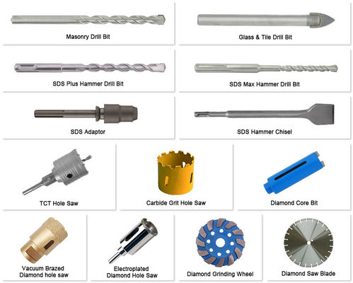 Mũi khoan gạch thủy tinh đầu chữ thập YG6X 3mm-20mm Cán tròn