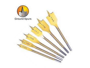 Gỗ làm việc Mũi khoan phẳng với Titan tráng, Mũi khoan đáy phẳng cho gỗ