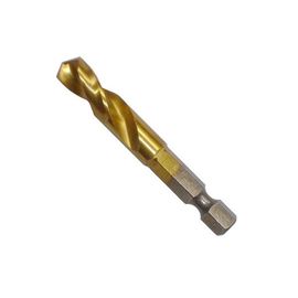 Mũi khoan Hex Shank HSS cho thép, mũi khoan xoắn tốc độ cao Titan tráng