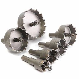 6 Vonfram Cacbua Mũi nhọn Lỗ cưa 22-65mm Được thổi bằng thép không gỉ