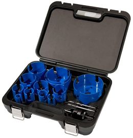 Bộ dụng cụ cưa lỗ TCT màu xanh đa năng cho gỗ / kim loại / thạch cao / gốm