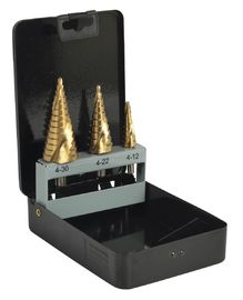 Bộ 3 mũi khoan xoắn ốc phủ Titan, chuôi lục giác dùng cho kim loại
