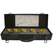 Bộ mũi khoan khoét lỗ HSS Bi-Metal 7 CHIẾC trong hộp nhôm 14-210mm