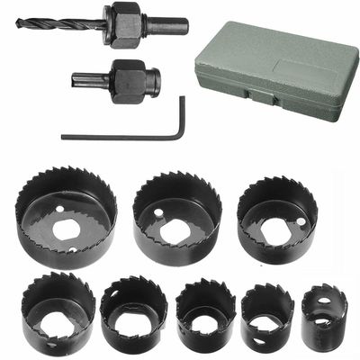 11 PCS Wood Hole Saw Kit 3/4 đến 2 1/2 inch Thép carbon cao