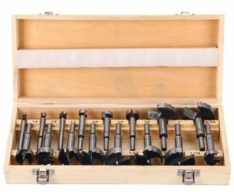 Thép carbon cao Forstner khoan bit thiết lập 1/4-2 Inch cưa lỗ gỗ