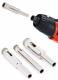 3 cái Diamond Core Bit Kit / Diamond Grit Hole Saw Set Để cắt gốm sứ