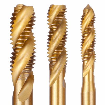 Taro máy HSS xoắn ốc phủ Titanium M12 DIN371